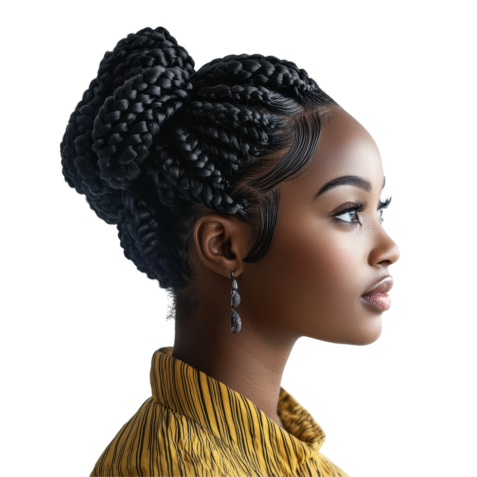 girl with hairstyle